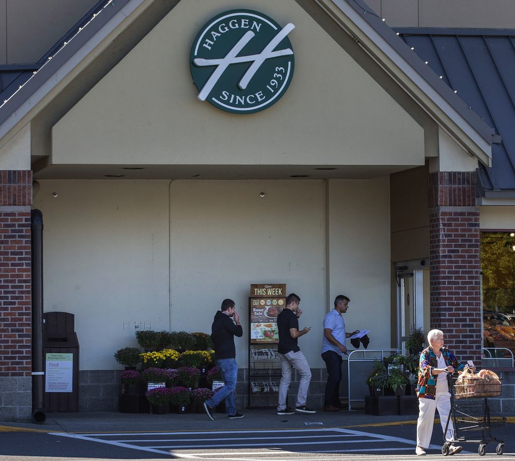 Only months after acquiring dozens of other grocery stores in the Puget Sound region, respected grocer Haggen is seeking bankruptcy protection. (Dean Rutz/The Seattle Times)