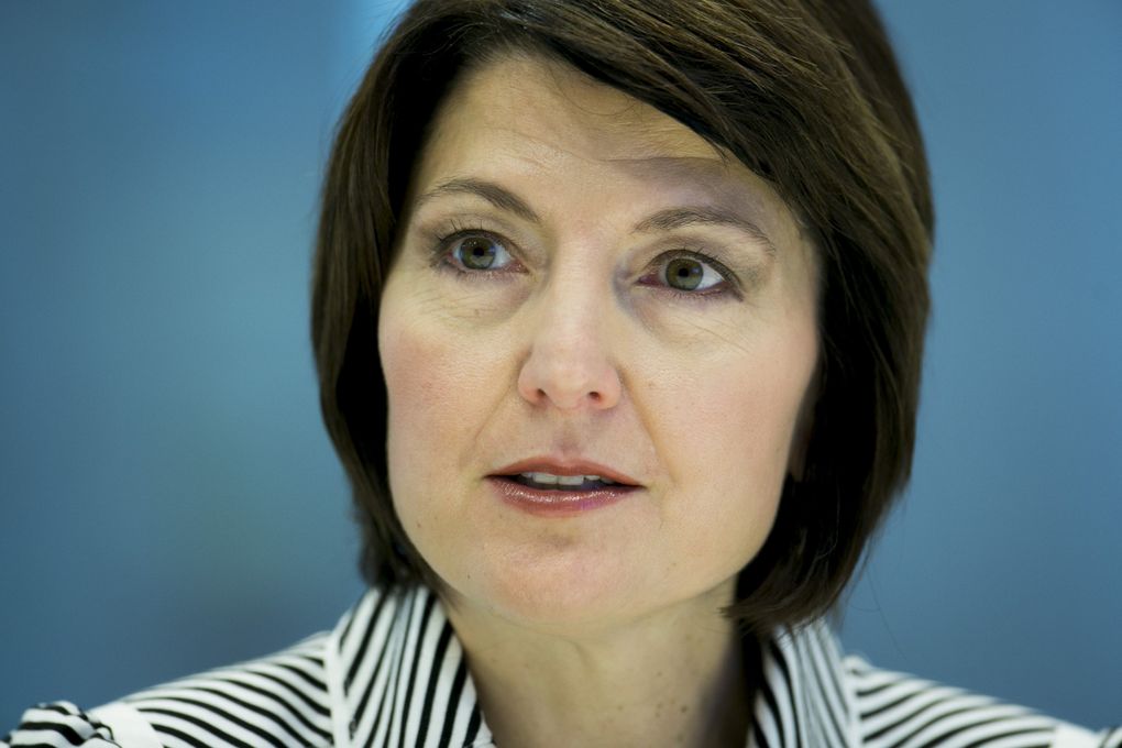 Representative Cathy McMorris Rodgers, a Republican from Washington, speaks during an interview in New York, U.S., on Friday, March 28, 2014. (Scott Eells/Bloomberg)