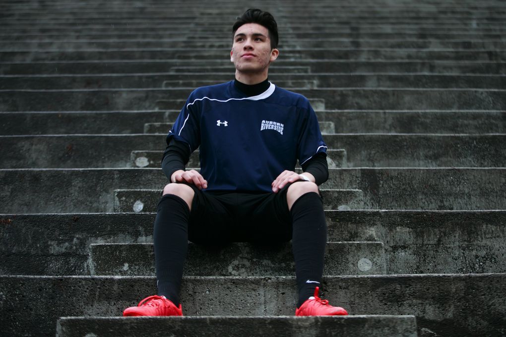 Brandon Gonzalez last season helped the Ravens reach a state semifinal for the first time in school history. (Erika Schultz/The Seattle Times)