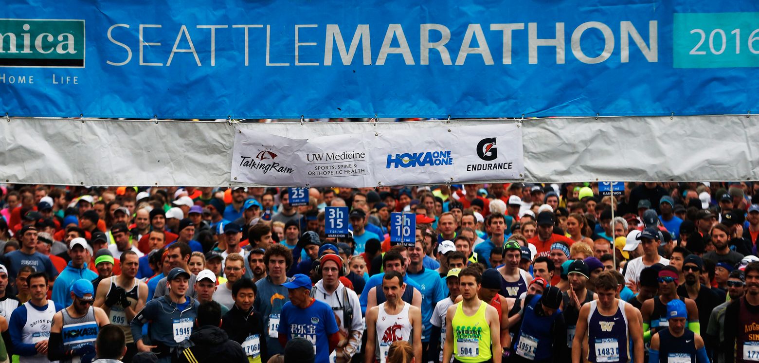 Kota Reichert, Amber Morrison are Amica Seattle Marathon winners - The Seattle Times