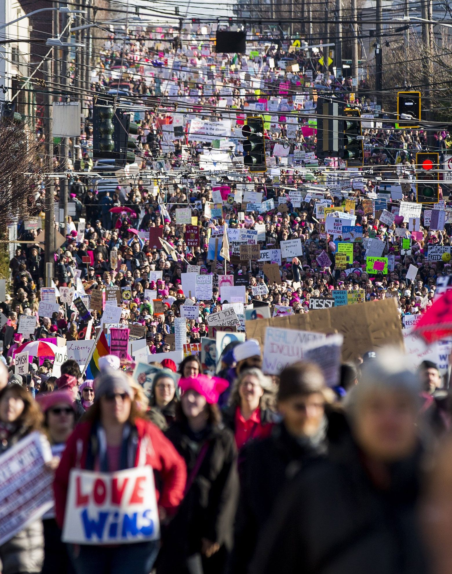 How many people really marched Saturday in Seattle? ‘Elementary-school math’ says 100K-120K