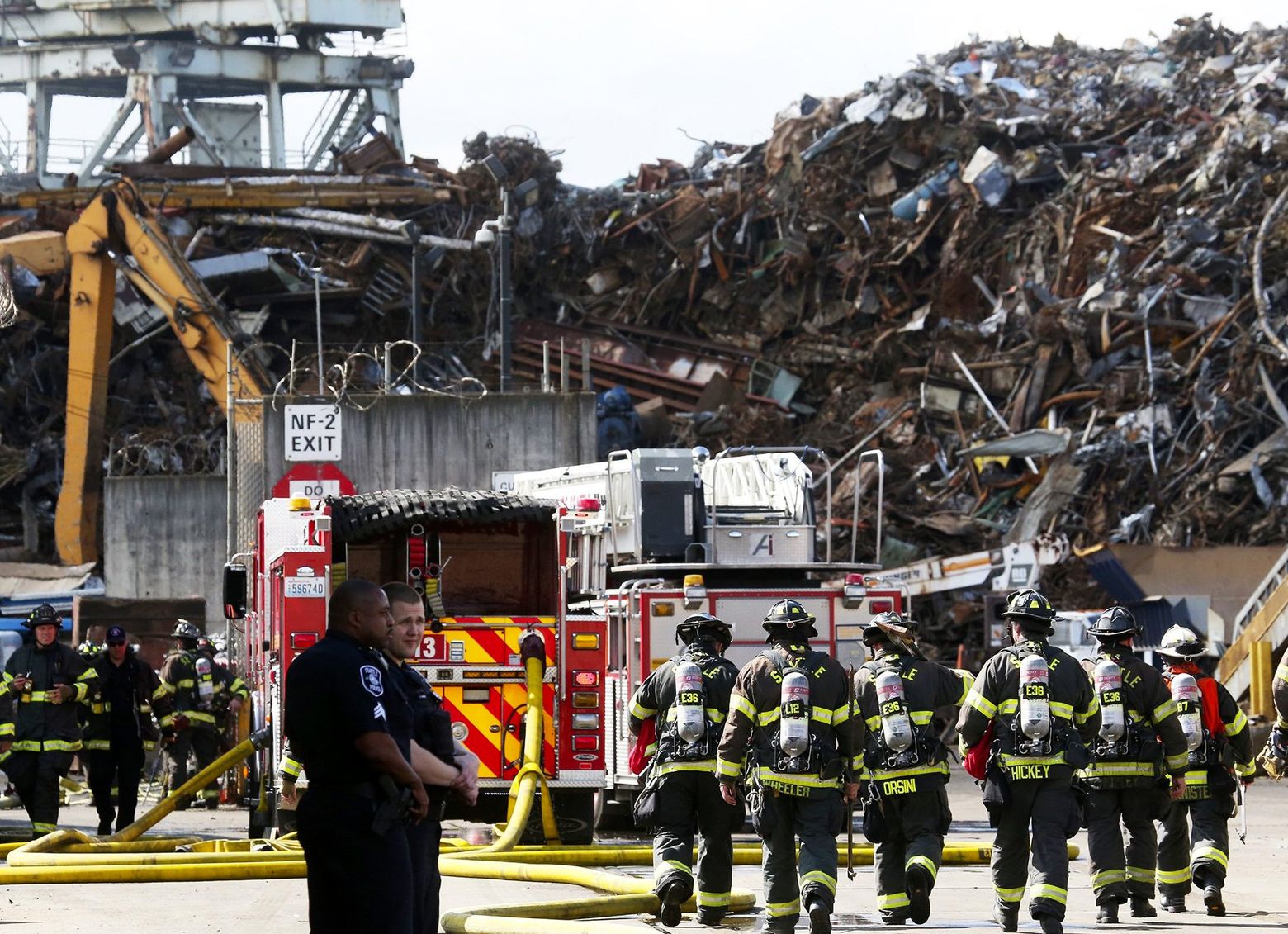 Fire at South Seattle metal-recycling facility