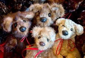 making teddy bears from fur coats
