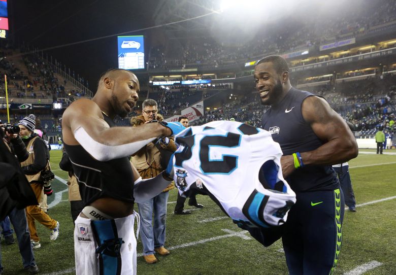 exchanging jerseys in football