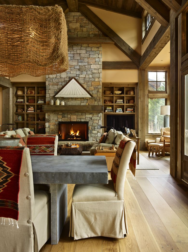 Mountain Getaway Home Is Elegantly Rustic And Just Right The