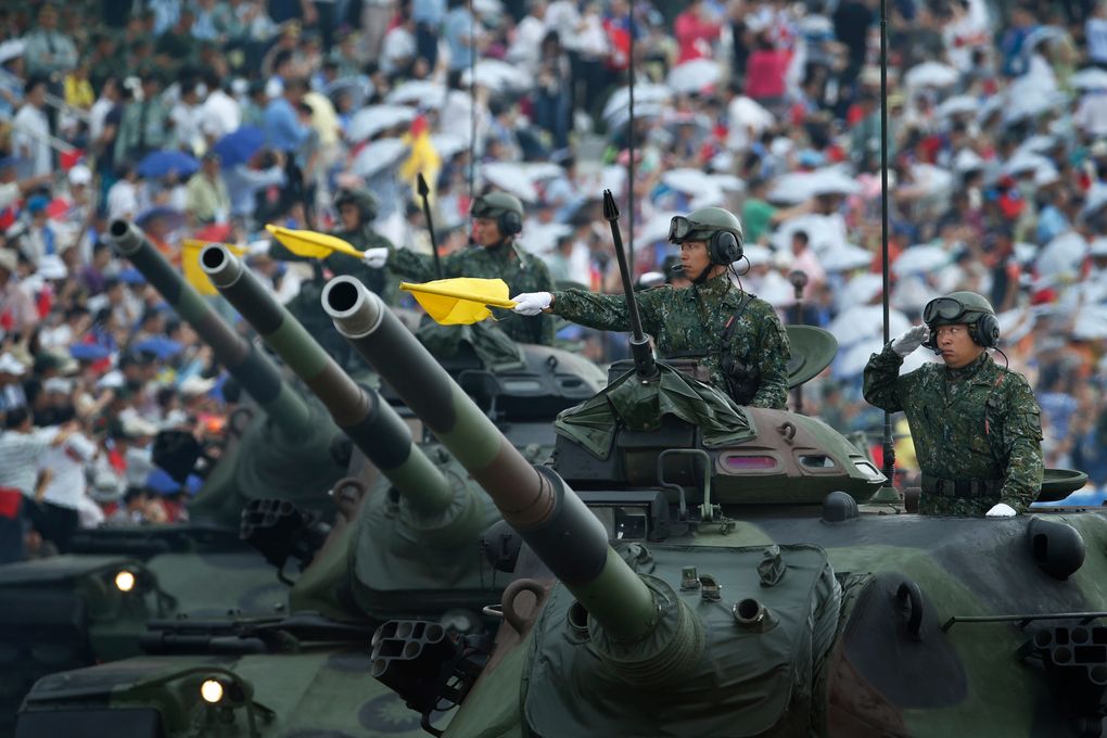 Taiwan stands up to China with World War II military parade The
