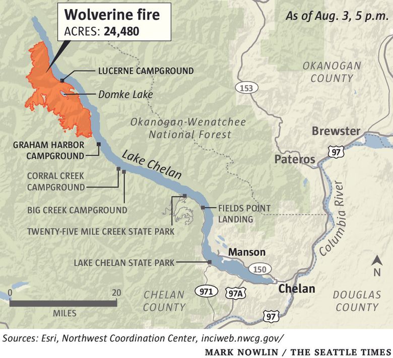 List Of Washington Wildfires Wikipedia