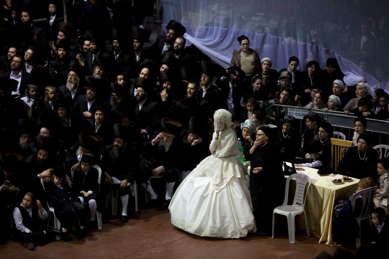 AP PHOTOS A traditional ultraOrthodox Jewish wedding