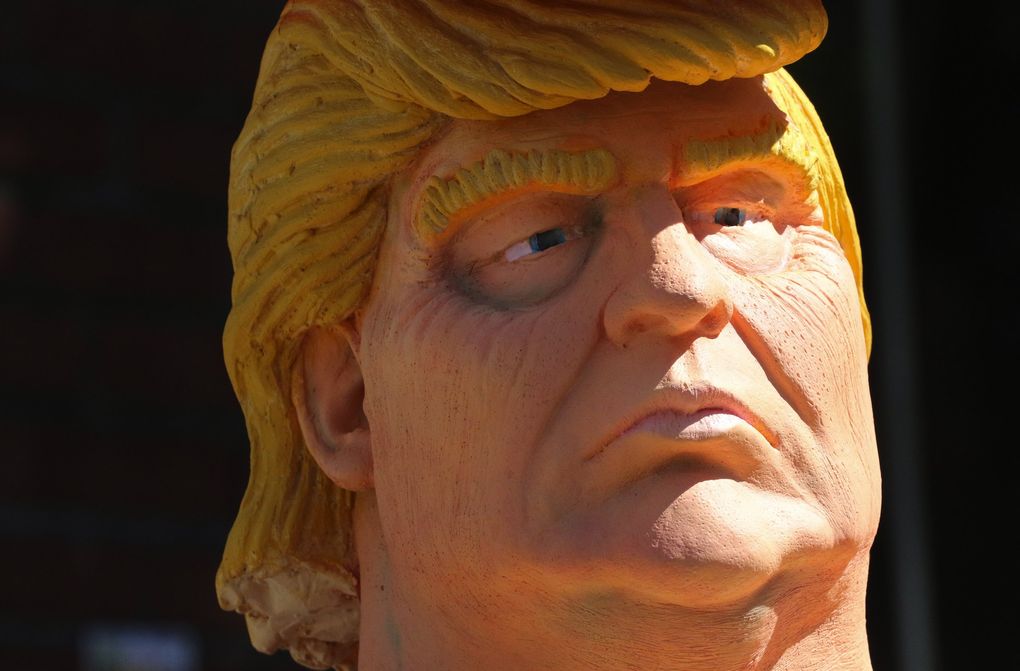 Street Artists Erect Nude Sculpture of Donald Trump in New 
