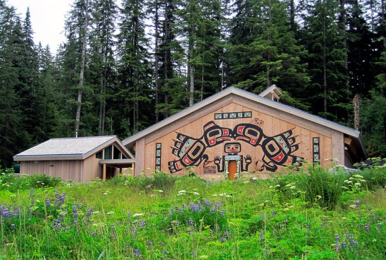 Image result for Tlingit house in glacier bay