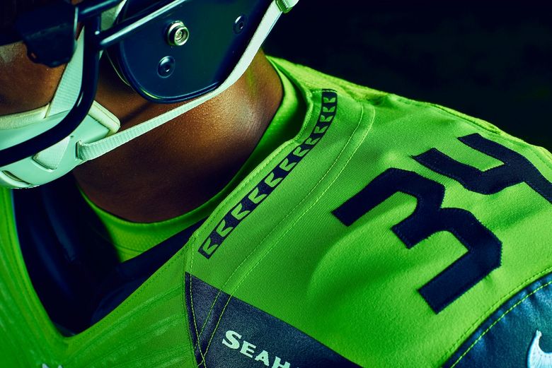 seahawks rush green jersey