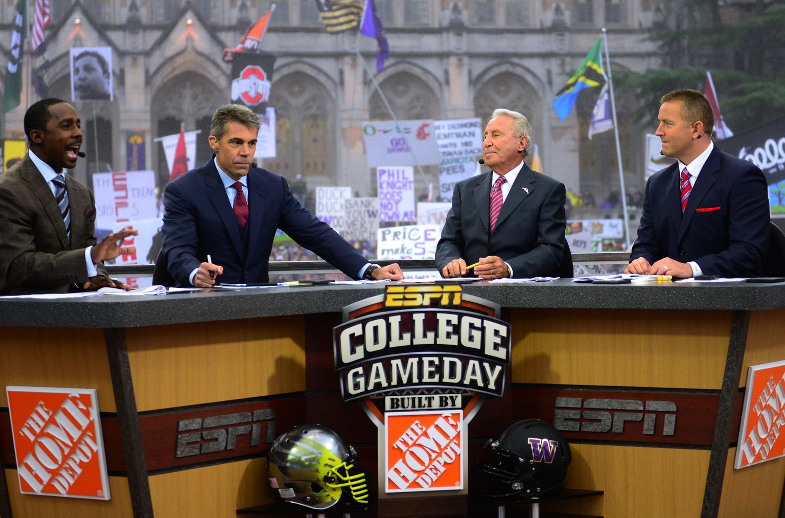 college football gameday visits