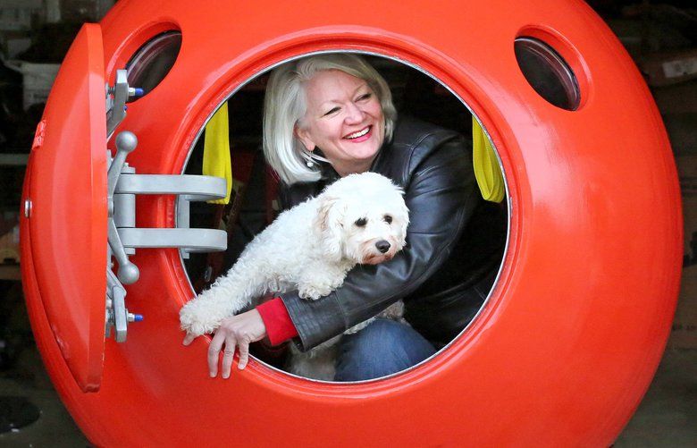 The first customer of a Mukilteo company says her $13,500 tsunami survival capsule gives her peace of mind on Washington’s vulnerable Long Beach Pen