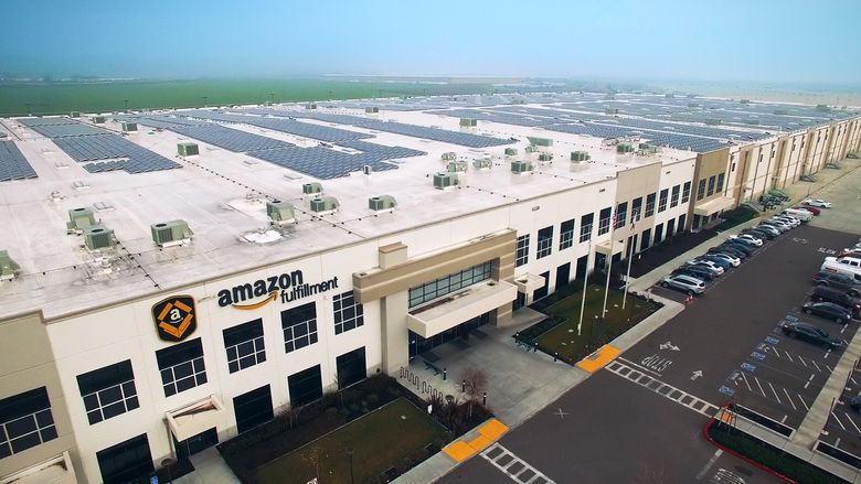 Amazon.com plans big solar-power rollout at warehouses | The Seattle Times