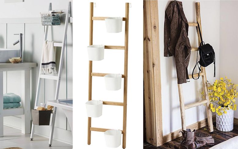 ikea ladder hanger. your storage with decorative ladders. 