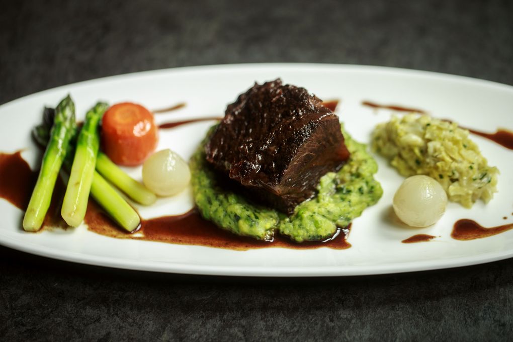 Pot roast of the gods: the beef cheeks at Iconiq. (Erika Schultz/The Seattle Times)