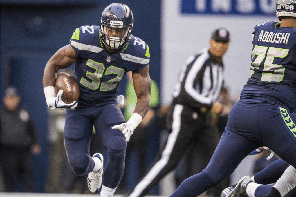 The Seahawks went through a seemingly never-ending rotation of running backs. (Seattle Times photos)