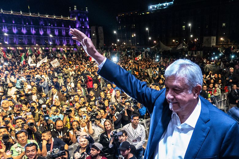Leftist Lopez Obrador claims landslide victory in Mexico presidential race