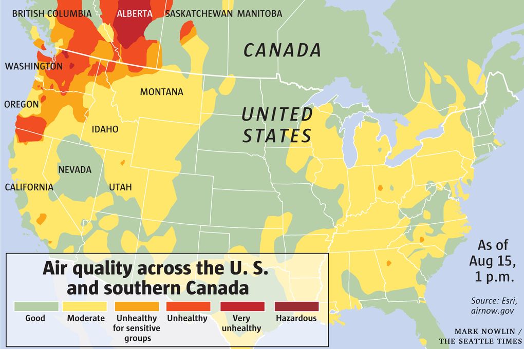 Seattle S Dirty Air Among World S Worst But Relief Is In Sight
