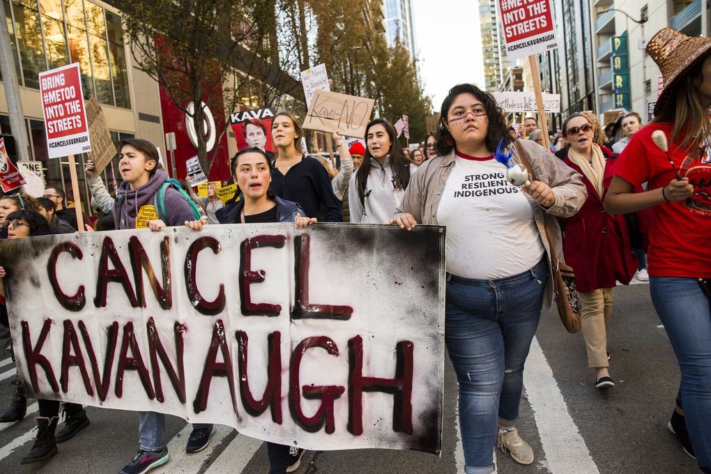 Seattle protesters march against Kavanaugh nomination | The ...