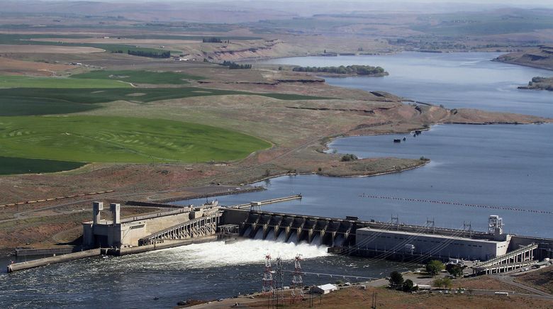  The Ice Harbor dam on the Snake River is seen near Pasco. (Bob Brawday /The Tri-City Herald, 2013) 