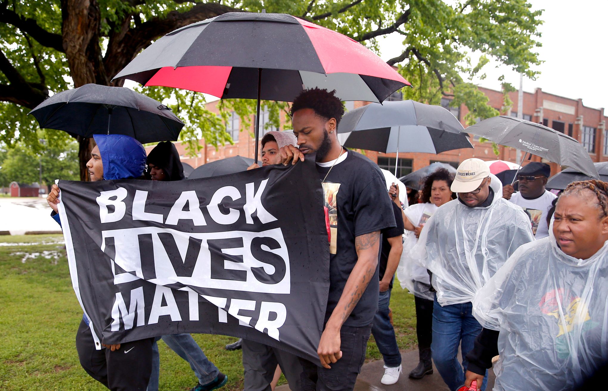 100-plus rally in protest of fatal Oklahoma police 