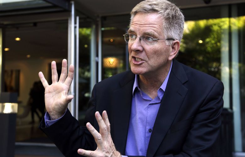 Rick Steves, the Edmonds travel guru, plans to pay a million dollars a year to make up for the carbon emissions linked to his travel business. (Don Ryan / AP)