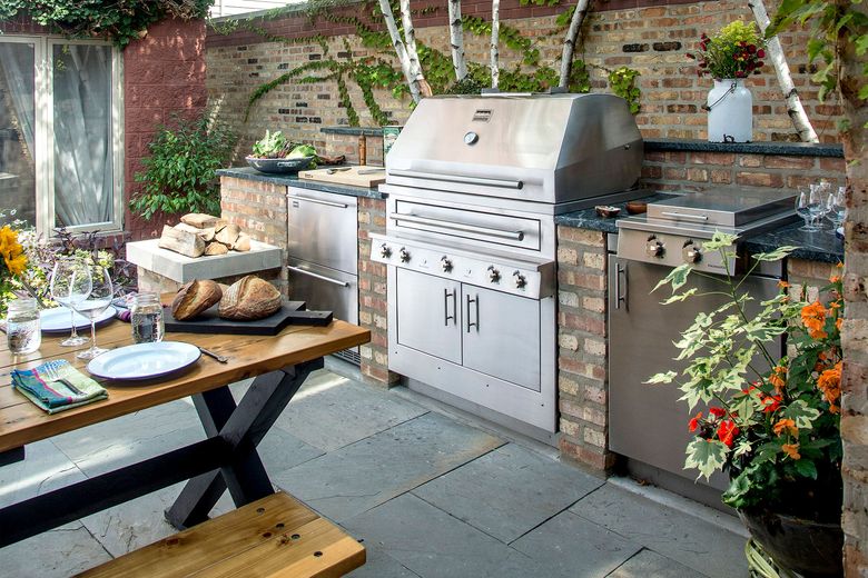 How To Create An Outdoor Kitchen Even, Outdoor Kitchen Oven Gas