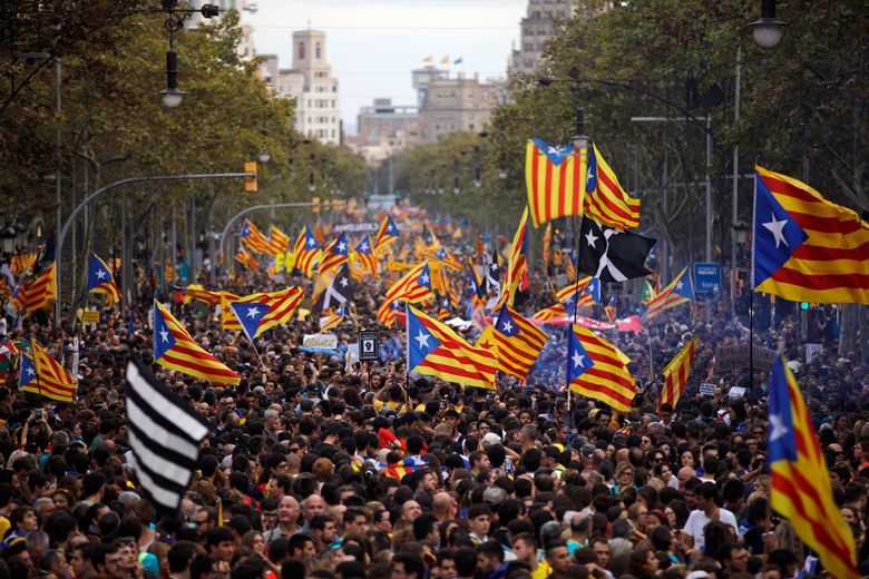 Timeline of Catalan separatism that has rocked Spain | The Seattle Times