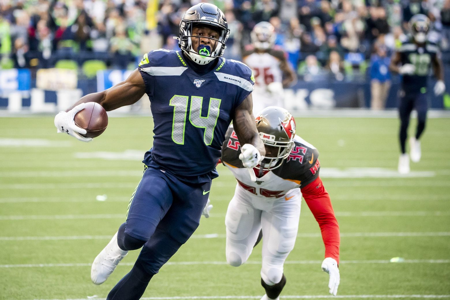 When it mattered most against the Buccaneers, Seahawks rookie DK Metcalf  played like a veteran | The Seattle Times