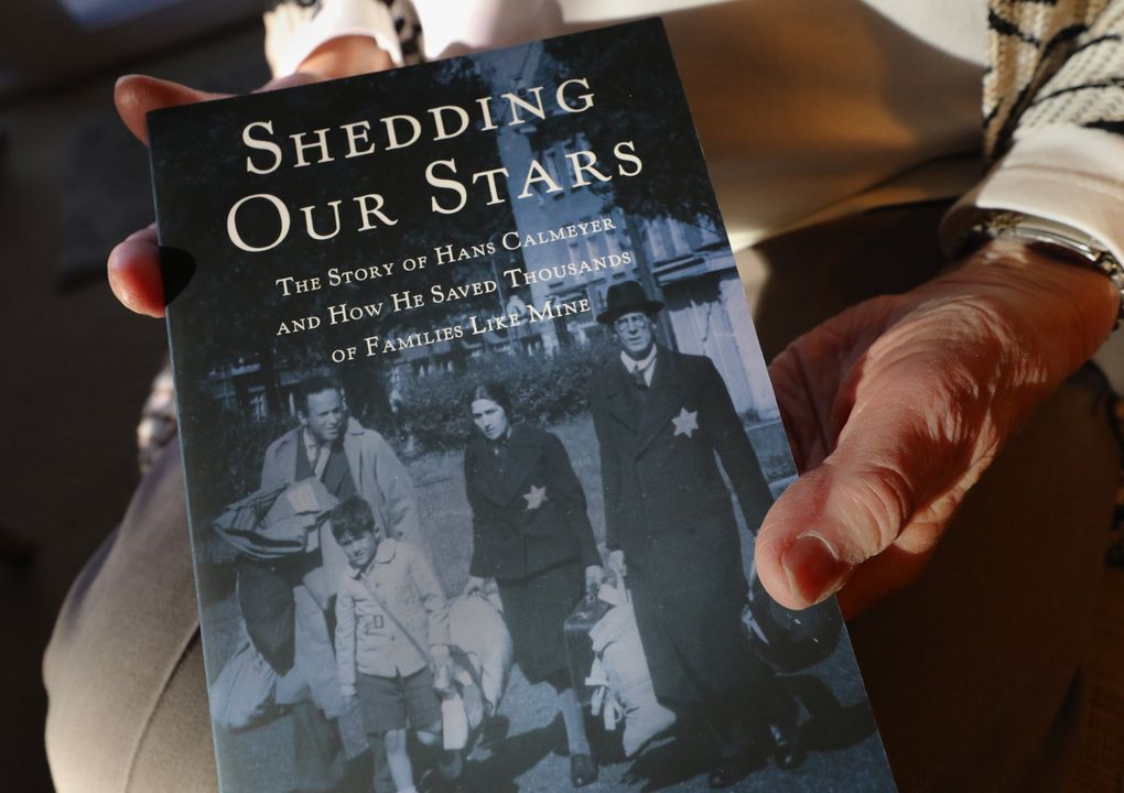 Laureen Nussbaum has written “Shedding Our Stars,” the story of Hans Calmeyer,” who saved thousands of lives – including people in her family – during the Holocaust. (Alan Berner / The Seattle Times)