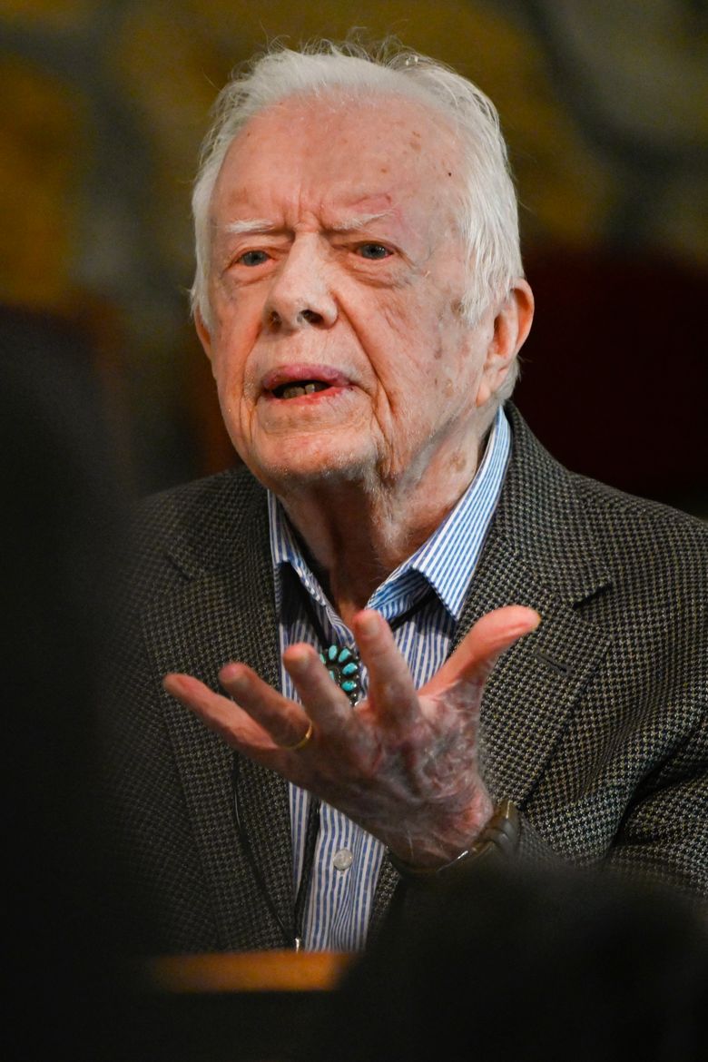 Former President Jimmy Carter is back teaching Sunday ...