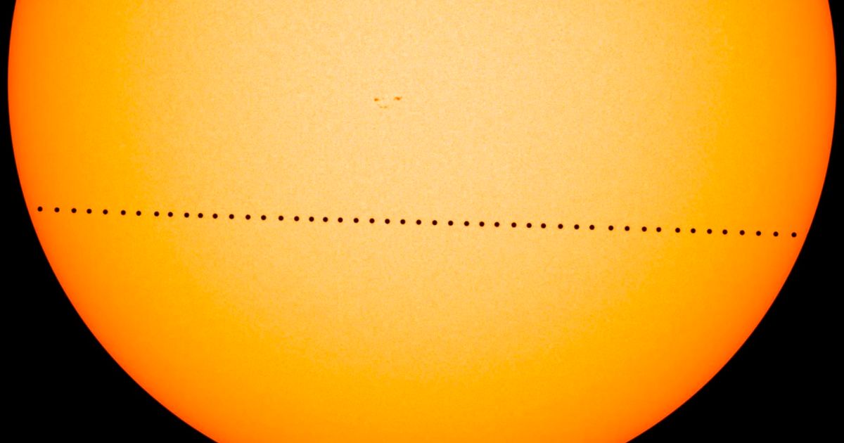 Mercury putting on rare show Monday, parading across the sun