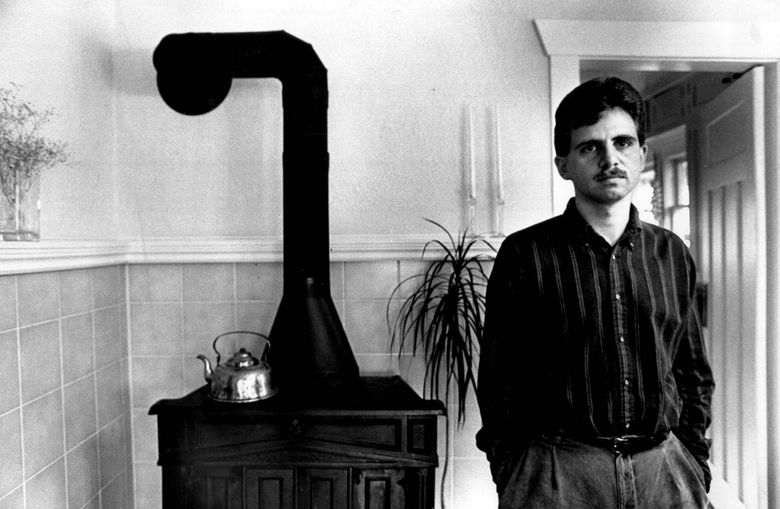 Jim Jorgenson in July 1988 at the age of 31 in his home in Seattle’s Beacon Hill neighborhood. He had been in the priesthood for five years when he was forced to resign as associate pastor at St. Anthony Parish in Renton because of his sexual orientation. (Alan Berner / The Seattle Times, File)
