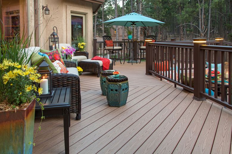 How to fix up vintage Trex decking Paint or stain it