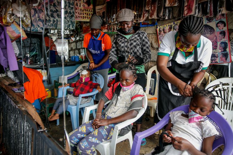 Coronavirus hairstyle' spikes in popularity in East Africa | The ...