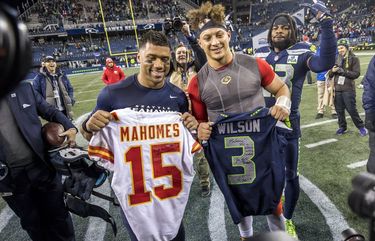 Seahawks Russell Wilson Surpassed By Chiefs Patrick Mahomes As Nfl S Highest Paid Player The Seattle Times