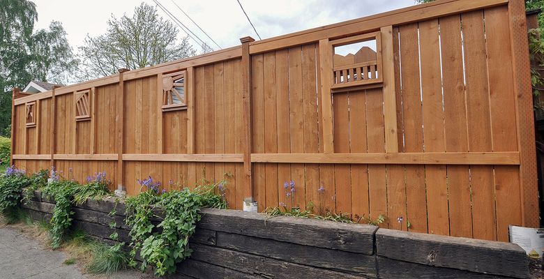 Decorative Panel To A Flat Fence, Diy Wooden Fence Panels