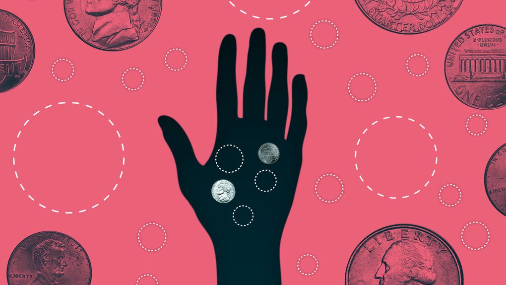 Coins are more scarce during the pandemic as people stop spending them at places like laundromats, banks, restaurants or shops because the businesses are closed, or people are not visiting them as often as they were before. (AP Illustration / Peter Hamlin) 
