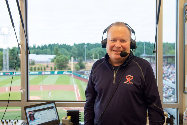 Mike Curto has broadcast Tacoma Rainiers games since 1999.  (Charis Wilson / Tacoma Rainiers)