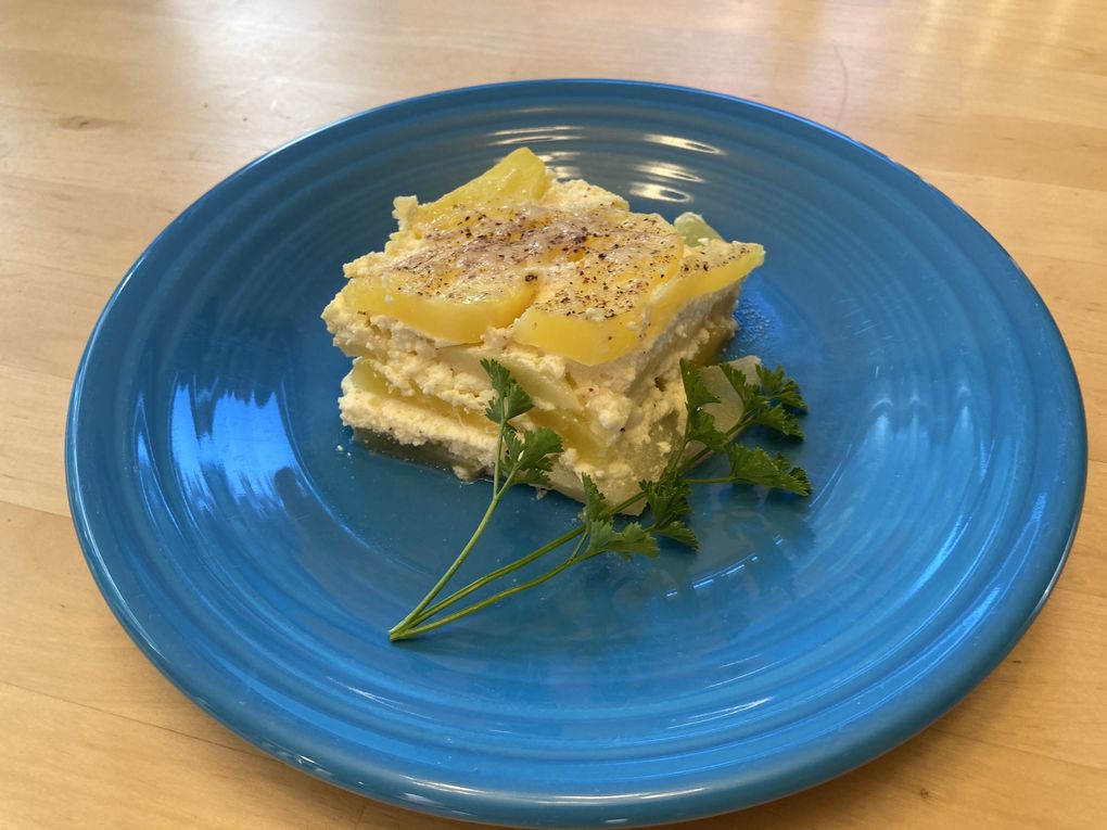 This squash-and-apple take on lasagna is a little sweet and a little savory thanks to the inclusion of some cheese. (Courtesy of Erin Hickey)