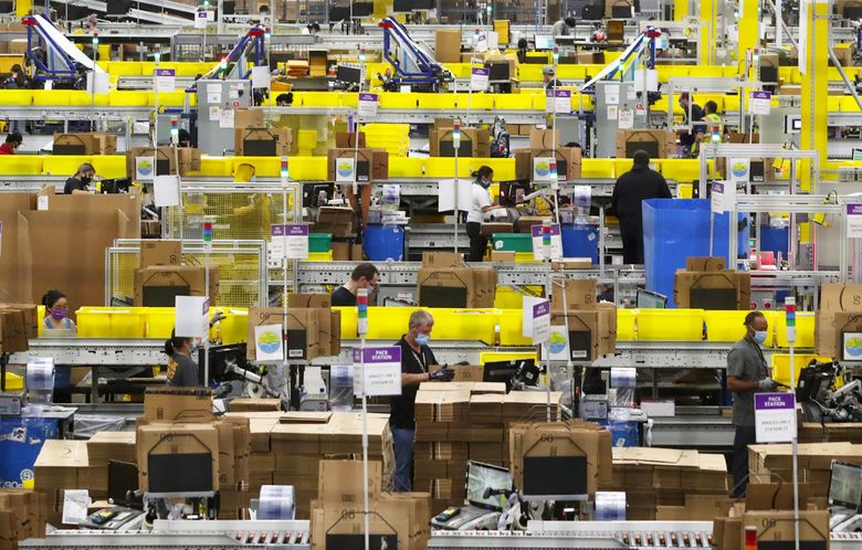 Amazon's turnover rate amid pandemic is at least double the average for  retail and warehousing industries | The Seattle Times