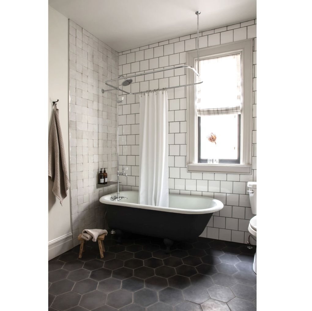 If you like subway tiles but worry that they’re overdone, look for stylized versions like these 6-inch-by-6-inch squares from Cle Tile. (Courtesy of Cle Tile)