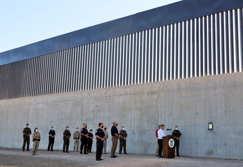 After $15 billion and 450 miles, Joe Biden will halt border wall, Trump's signature project | The Seattle Times