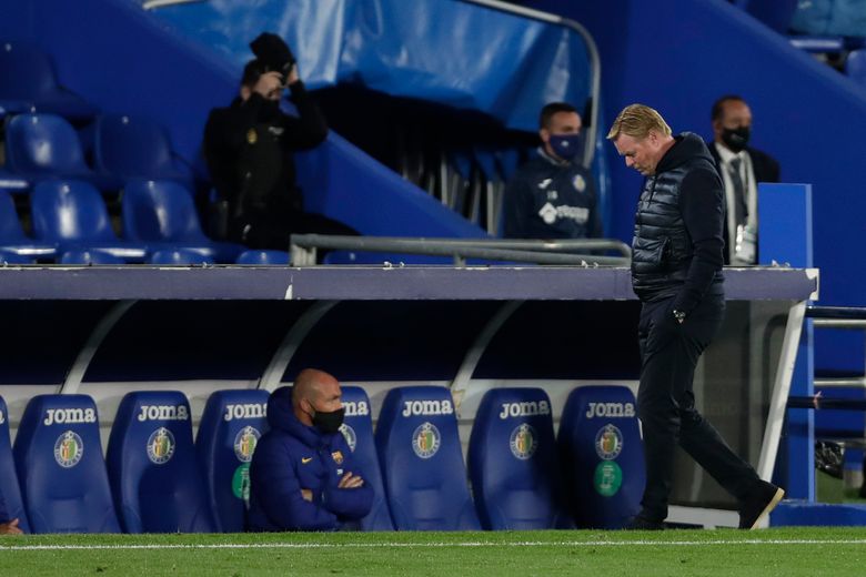 Barcelona loses 1-0 at Getafe for 1st defeat under Koeman | The Seattle Times