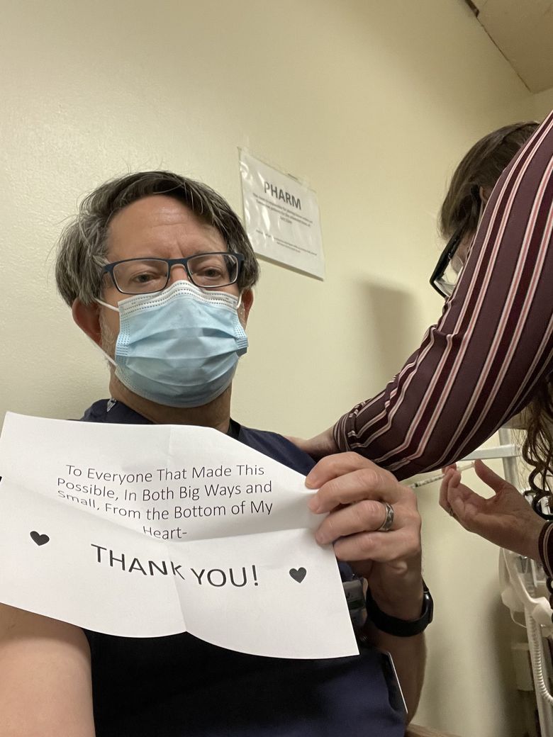 Seattle doctor's gratitude goes far beyond the person who gave his COVID-19  vaccine; read his unusual letter | The Seattle Times