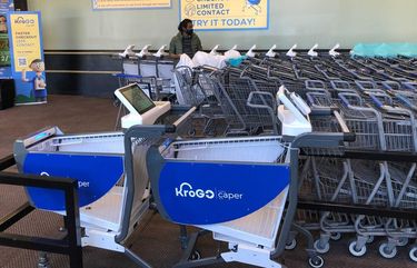 Smart shopping carts on the rise as stores adapt to pandemic era
