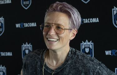 Here’s what Megan Rapinoe had to say about her busy year away from NWSL, her Reign return, fight for equal pay and more