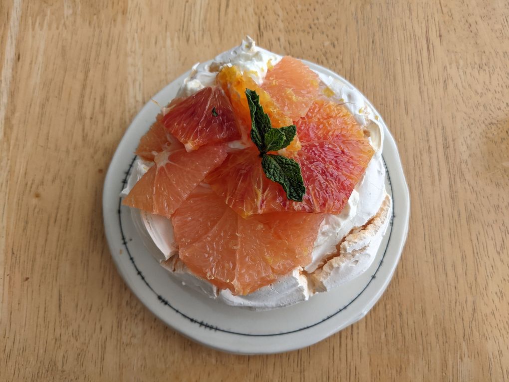 Courtney Geilenfeldt offers cloudlike pavlovas, pastries and bagels through her pop-up Bakery Darlene. (Jackie Varriano / The Seattle Times)