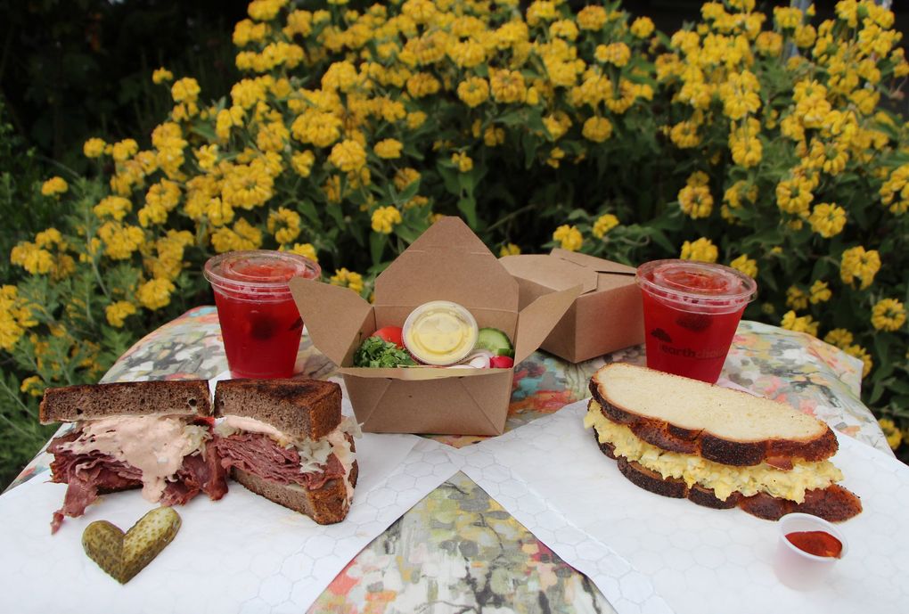 Dacha Diner has put together a picnic pack complete with corned beef Reubens, egg salad sandwiches and a fresh Georgian salad. (Uan T. Wilk)